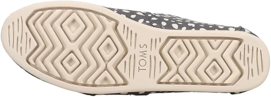 TOMS Womens Alpargata Graphic Slip On Flats Casual - Grey