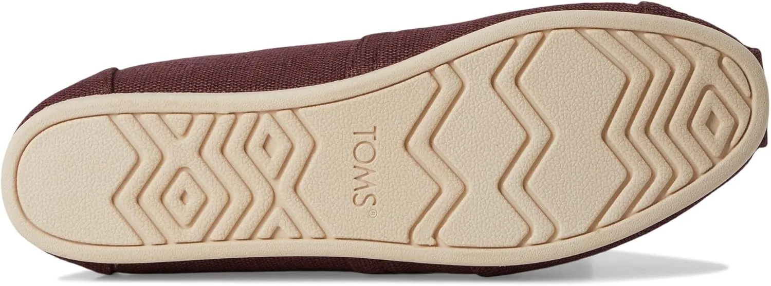 TOMS Womens Alpargata Graphic Slip On Flats Casual - Grey