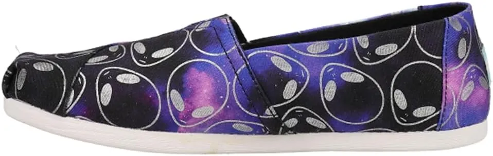 TOMS Womens Alpargata Graphic Slip On Flats Casual - Purple