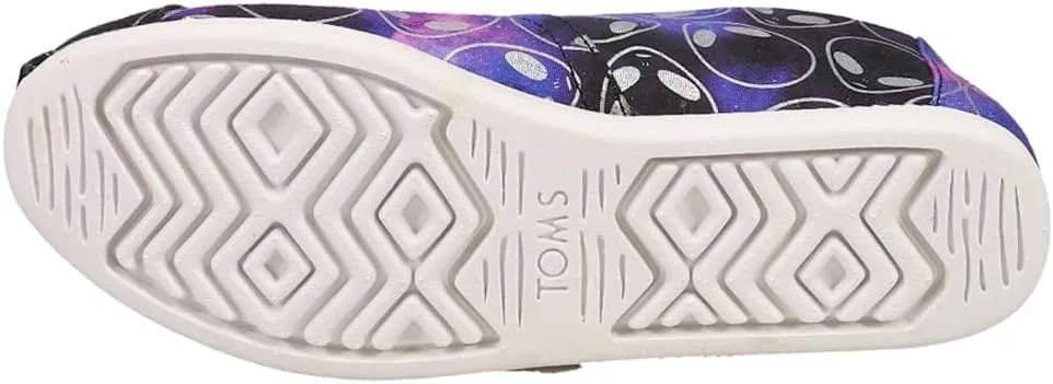 TOMS Womens Alpargata Graphic Slip On Flats Casual - Purple