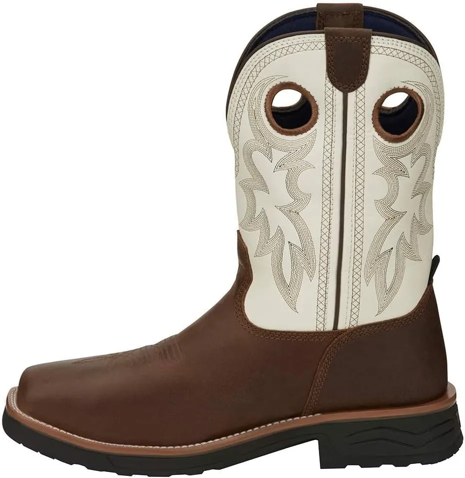 Tony Lama Men's Fireball 11" Composite Toe Waterproof Sqaure Toe Work Boot