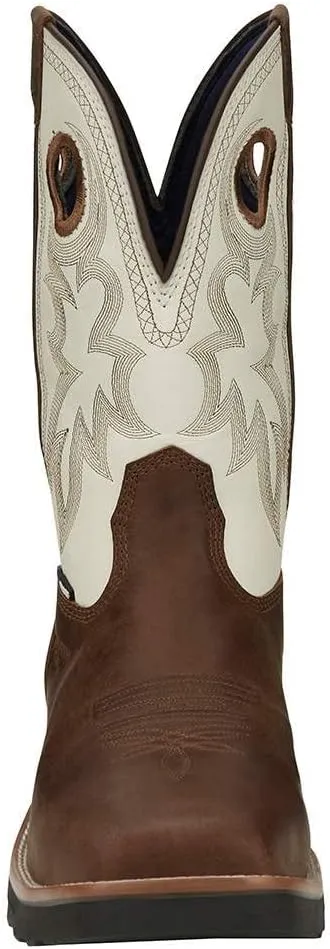 Tony Lama Men's Fireball 11" Composite Toe Waterproof Sqaure Toe Work Boot