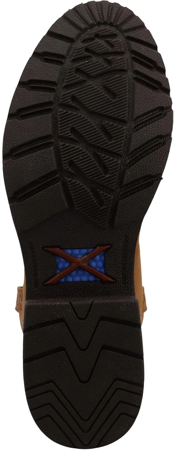 Twisted X Men's 12" Western Work Boot, Round Toe with CellStretch