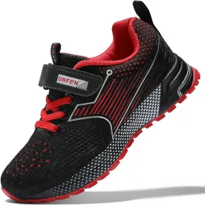 UBFEN Kids Sneakers Boys Girls Tennis Shoes for Running Athletic Walking Gym Sports Lightweight Breathable