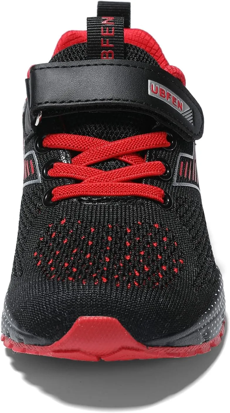 UBFEN Kids Sneakers Boys Girls Tennis Shoes for Running Athletic Walking Gym Sports Lightweight Breathable