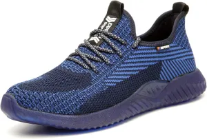 UCAYALI Men's Women's Safety Shoes Steel Toe Work Sneakers Breathable Lightweight Construction Shoes Mesh