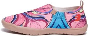 UIN Women's Art Painted Travel Shoes Slip On Casual Knit Loafers Lightweight Comfort Fashion Sneaker Constellation Toledo Ⅰ
