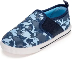 Unisex Slip-On Sneakers Kids Sports Shoes Toddler Casual Lightweight Tennis Shoes for Girls Boys