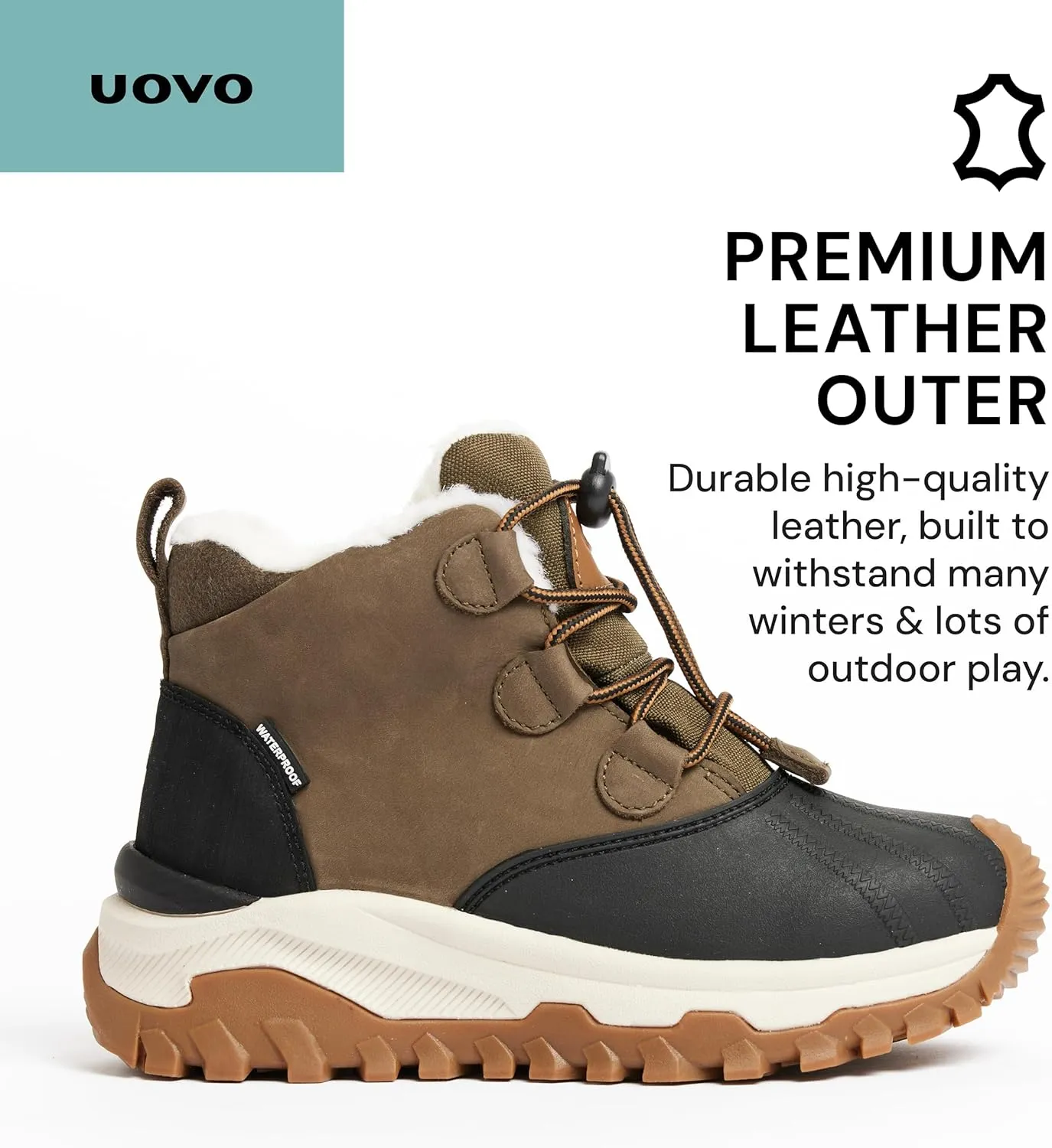 UOVO Kids Winter Boots
