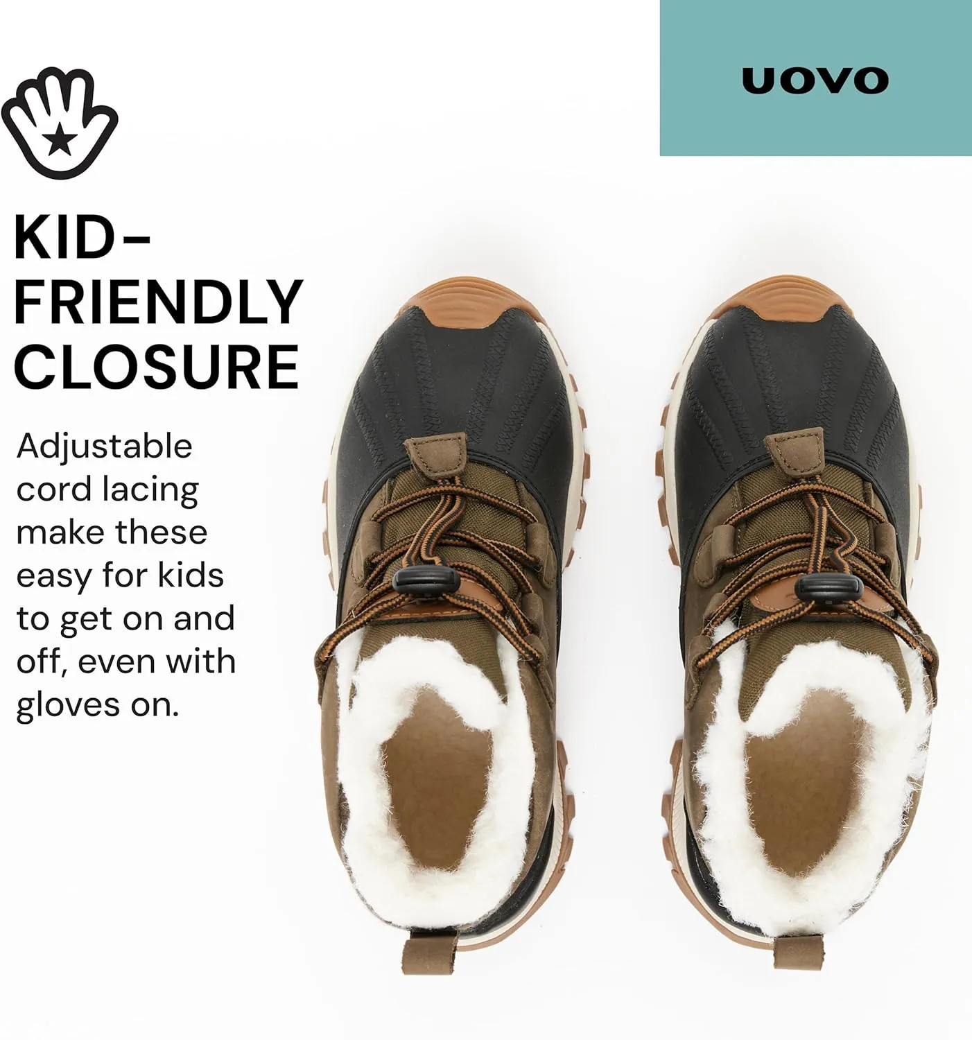 UOVO Kids Winter Boots