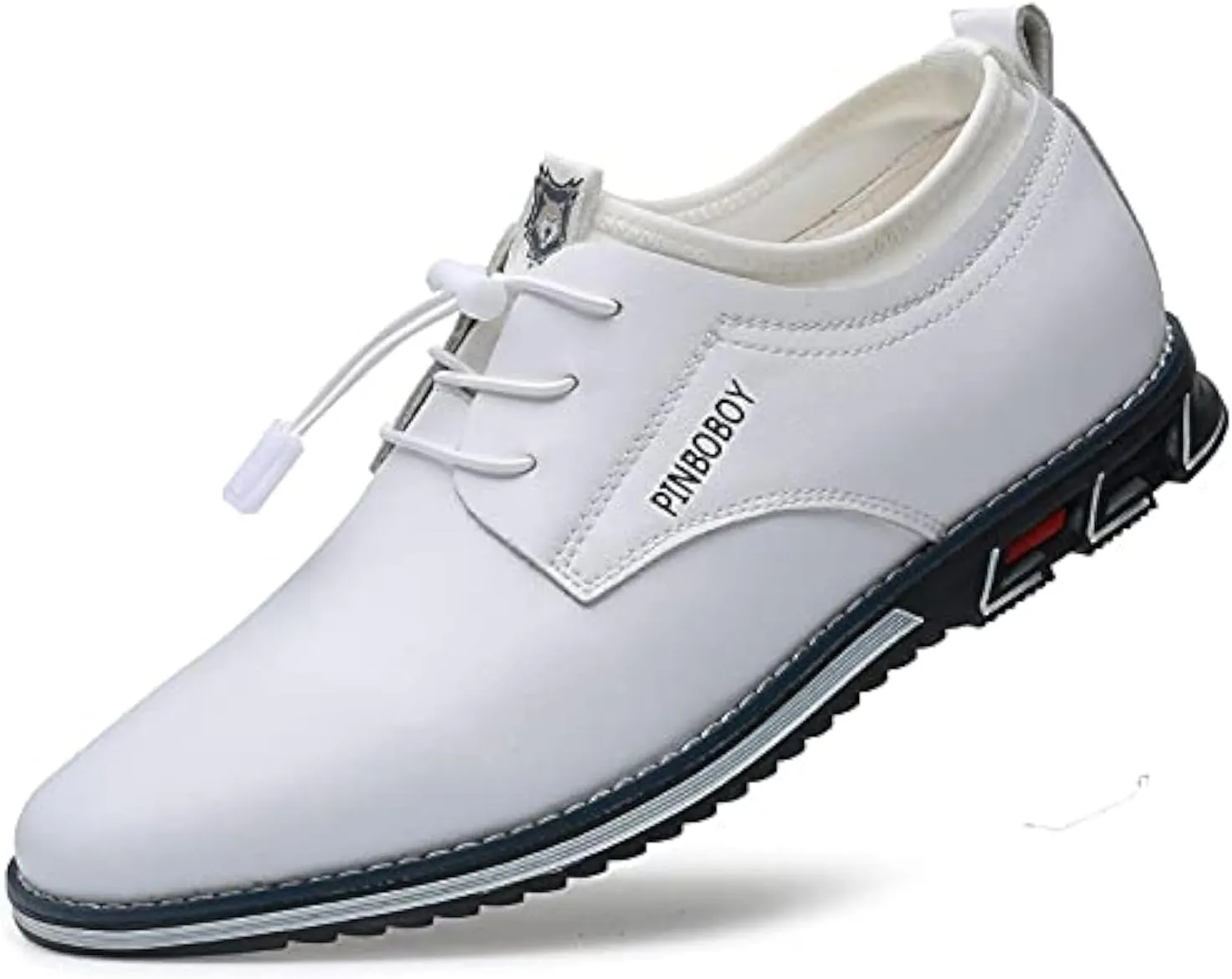 Veslesth Men Casual Luxury Sneakers Leather Loafers Comfort Walking Shoes Fashion Driving Shoes for Male Business Work Office Dress Outdoor