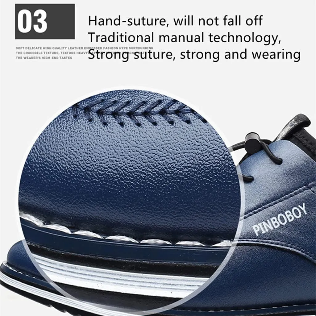 Veslesth Men Casual Luxury Sneakers Leather Loafers Comfort Walking Shoes Fashion Driving Shoes for Male Business Work Office Dress Outdoor