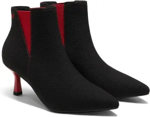 VIVAIA Alexandra Women's Ankle Heel Boots, Western Waterproof Pointed Toe Comfort Business High Heel Boots