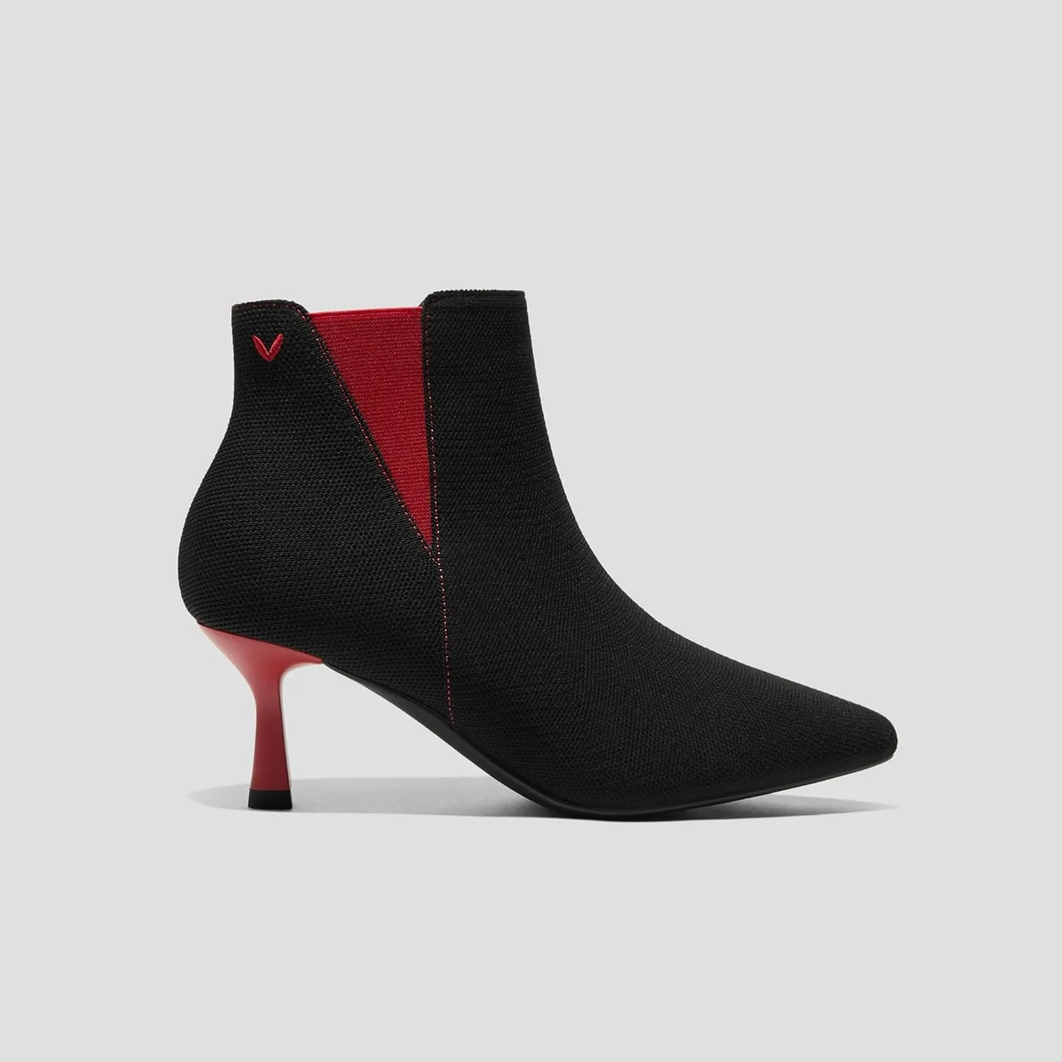 VIVAIA Alexandra Women's Ankle Heel Boots, Western Waterproof Pointed Toe Comfort Business High Heel Boots