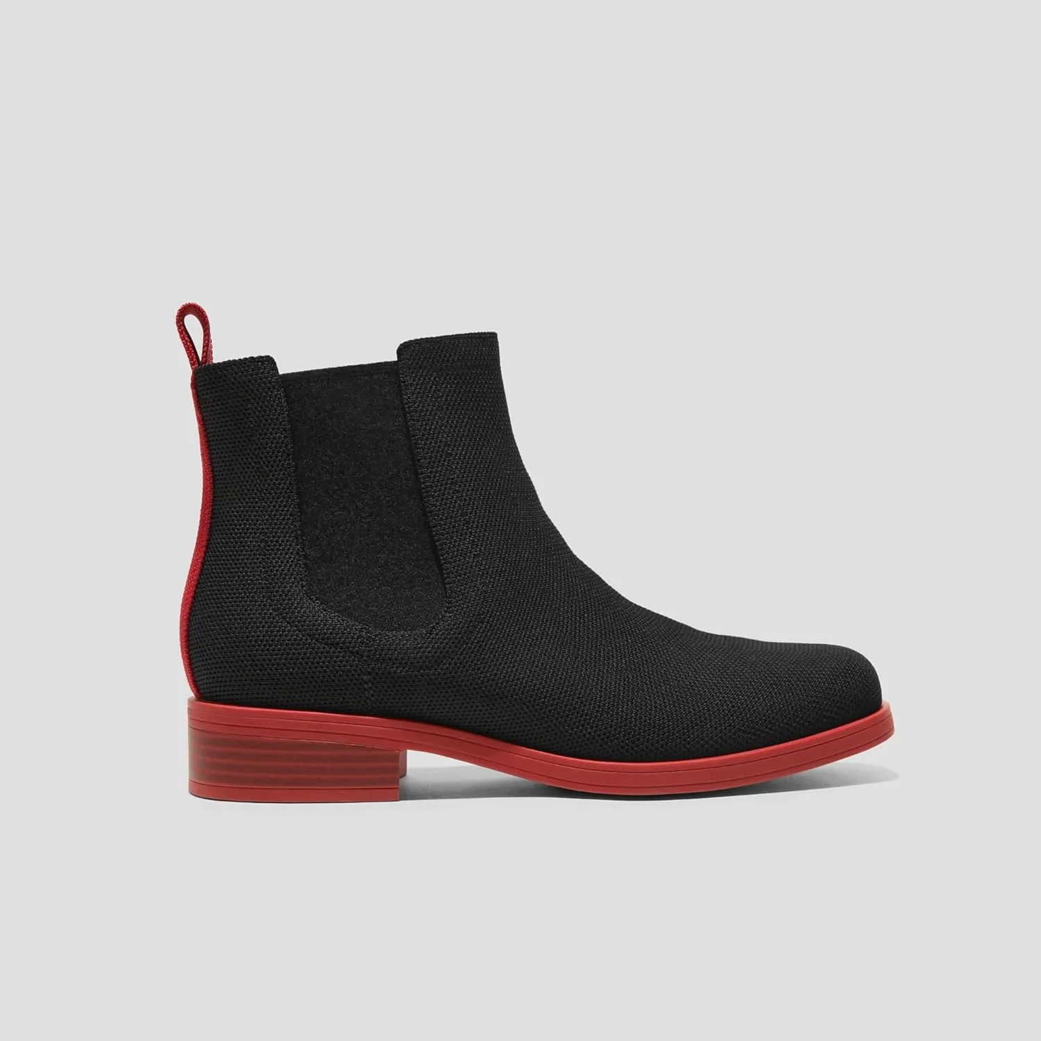 VIVAIA Clara Women's Water Repellent Wool Ankle Chelsea Boots Slip on Square-Toe Booties 2.5cm/1” heel height Booties Lady Dress Short Winter Fall Boots
