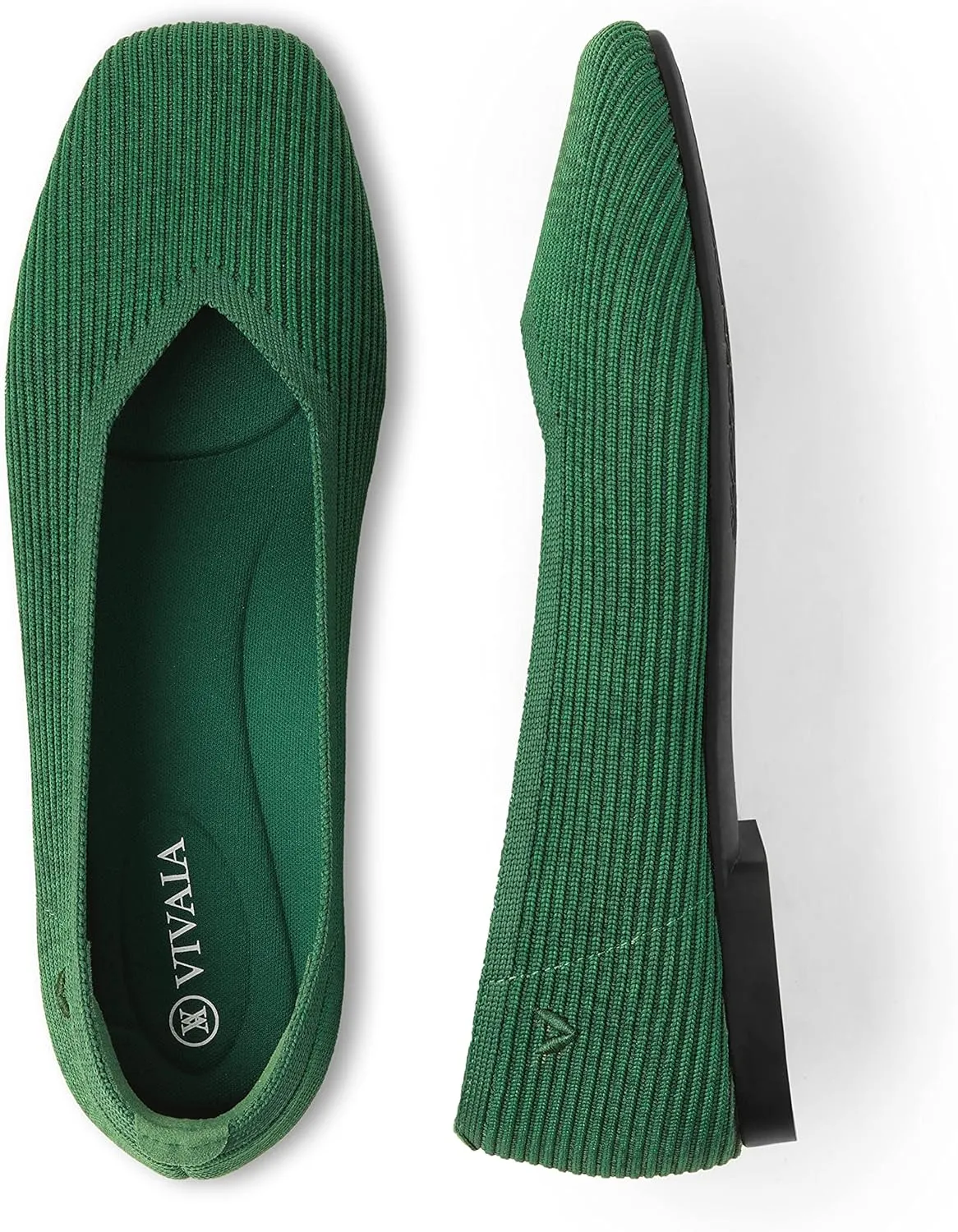 VIVAIA Margot 2.0 Women's Casual Flats Slip on Washable Ballet Flats Shoes Comfortable Square-Toe Style