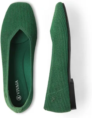 VIVAIA Margot 2.0 Women's Casual Flats Slip on Washable Ballet Flats Shoes Comfortable Square-Toe Style