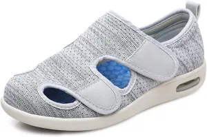 W&LESVAGO Diabetic Shoes for Women, Air Cushion Lightweight Comfy Sandals Walking Shoes for Elderly Swollen Feet Indoor/Outdoor