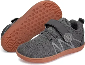 WateLves Toddler Shoes Little Kids Boys Girls Wide Barefoot Shoes Minimalist Walking Sneakers Breathable Lightweight Fit Naturally Zero Drop Sole