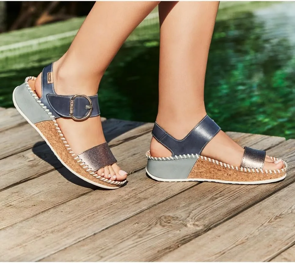 Wedge Sandals Leather Marina for Woman