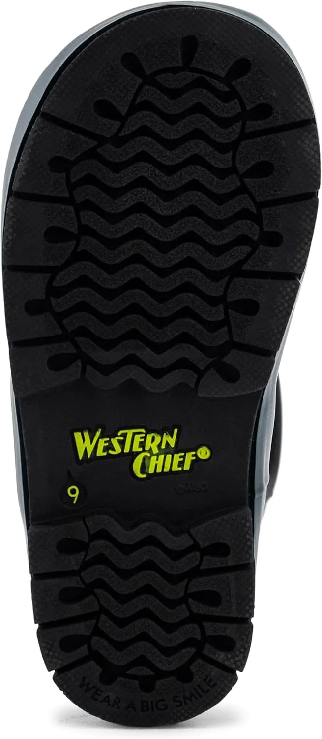 Western Chief Rain Boots with Pull on Handles for Toddlers and Kids - Premium Waterproof Boots for Boys and Girls