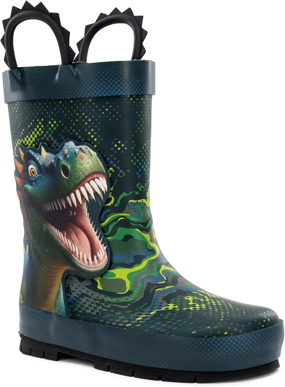 Western Chief Rain Boots with Pull on Handles for Toddlers and Kids - Premium Waterproof Boots for Boys and Girls
