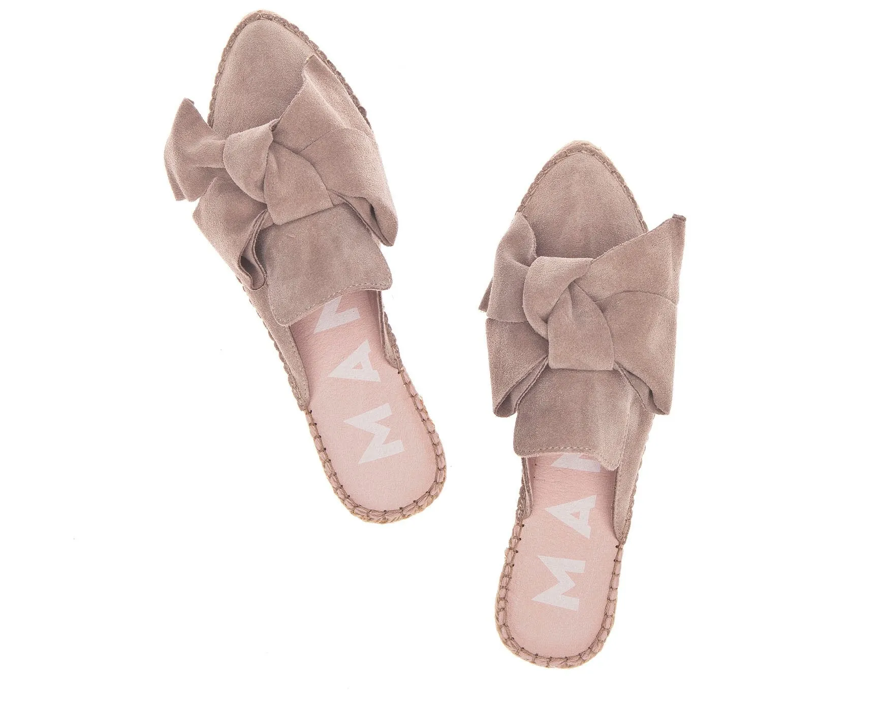 with - Bow Trendsetting Taupe Vintage Hamptons Mules - Trustworthy