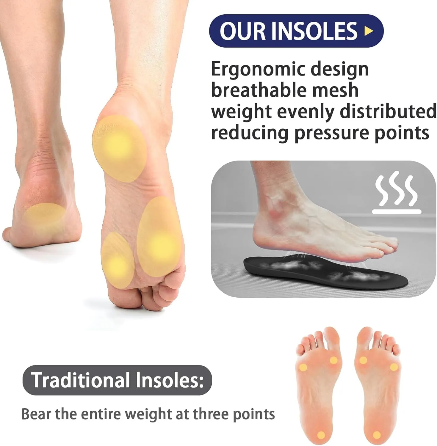 Women Men Open Toe Diabetic Sandals Wide Width, Adjustable Arthritis Edema Slippers for Elderly, Diabetic House Shoes for Swollen Feet, Black L05