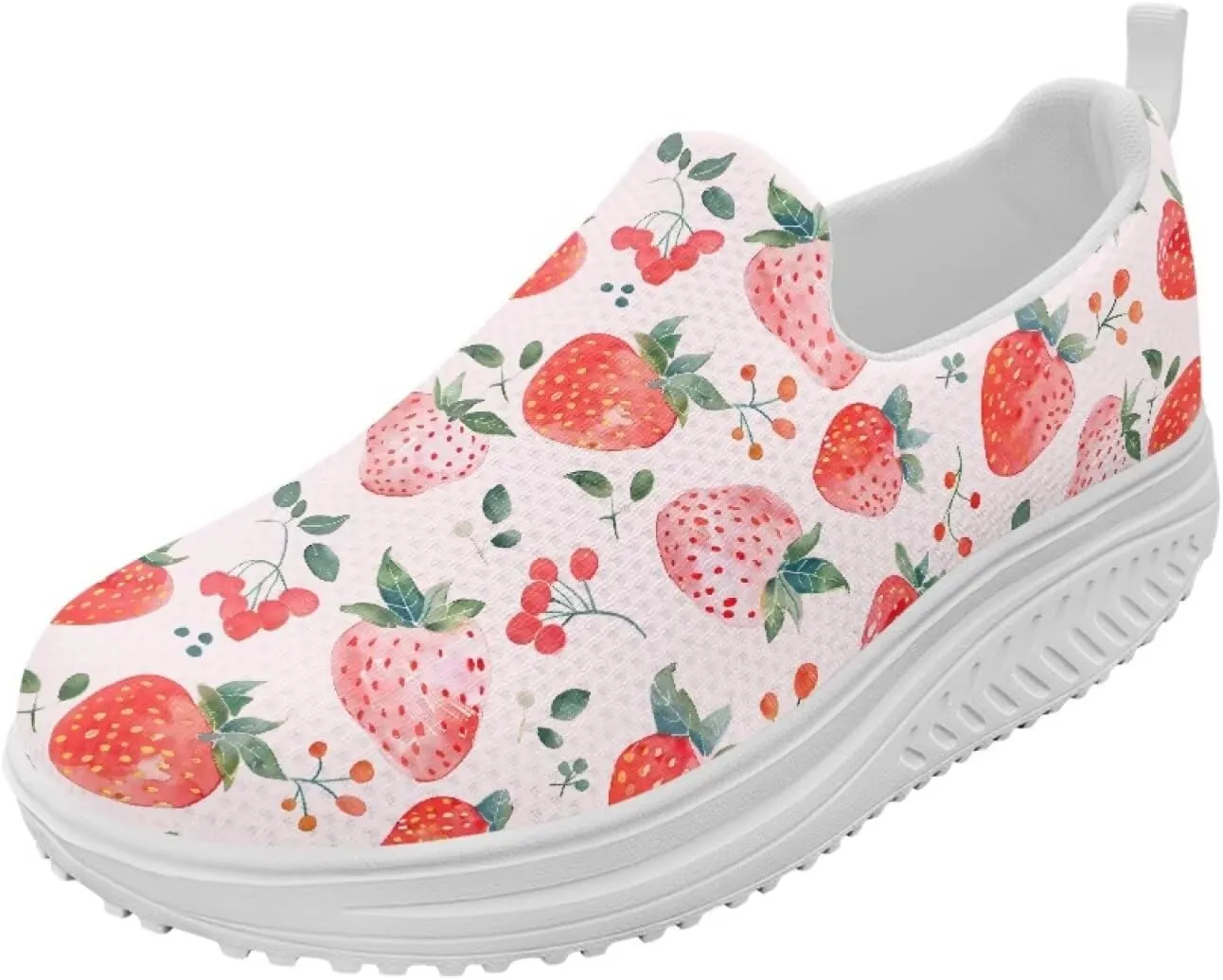 Women Slip-on Platform Loafers Casual Comfortable Loafer Shoes Slip Resistant Walking Sneaker
