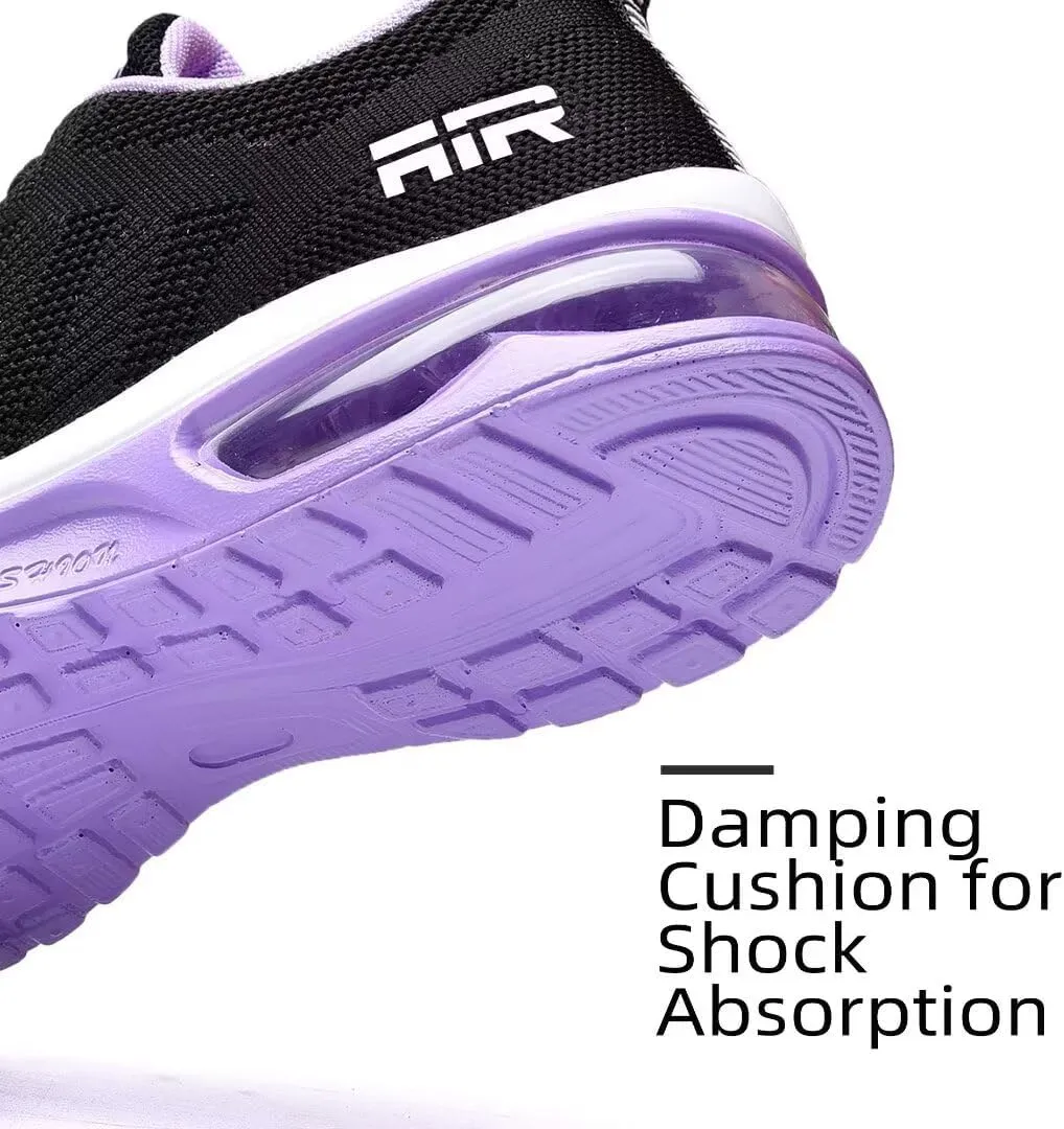 Womens Air Running Shoes Womens Walking Shoes Lightweight Women Sneakers Air Cushion Tennis Shoes for Gym Workout Sports