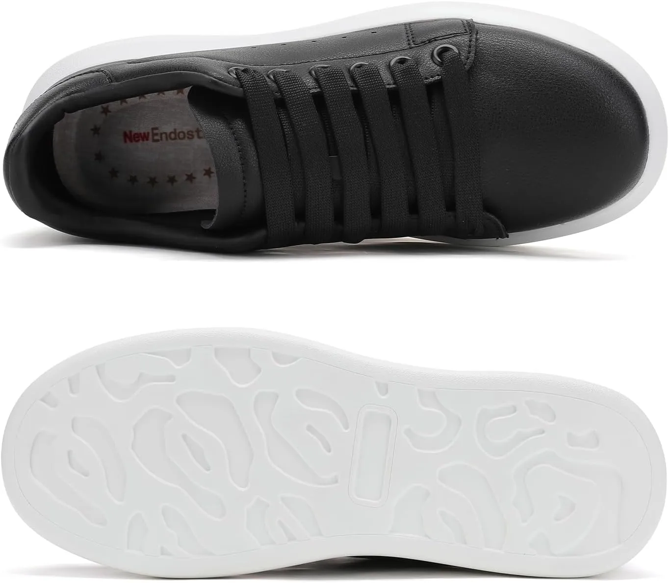 Women's Fashion Sneakers,Vibration Height Increase Shoes Lightweight Comfortable Casual Skateboarding Walking Shoes
