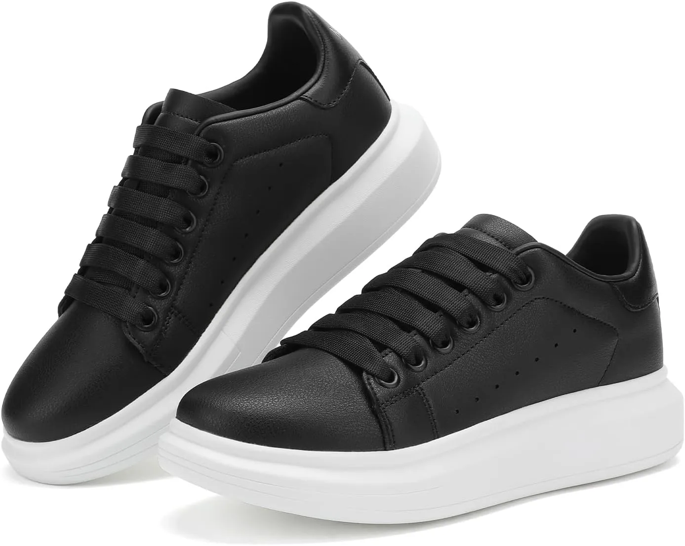 Women's Fashion Sneakers,Vibration Height Increase Shoes Lightweight Comfortable Casual Skateboarding Walking Shoes