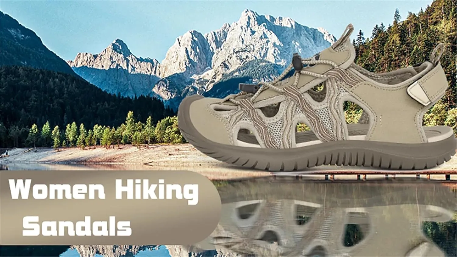 Women's Hiking Sandals - Non-Slip Outdoor Shoes for Trekking and Beach