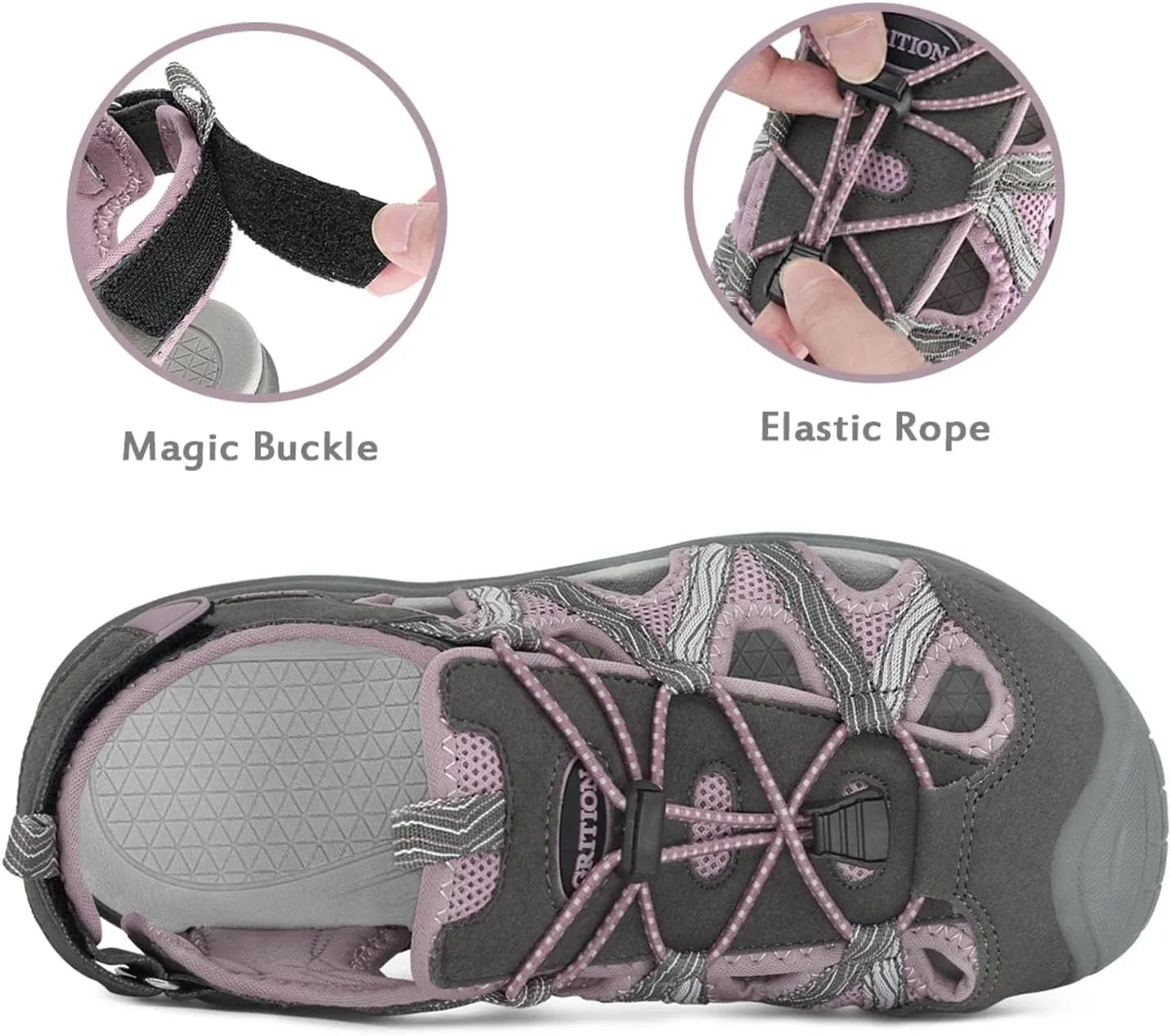 Women's Hiking Sandals - Non-Slip Outdoor Shoes for Trekking and Beach