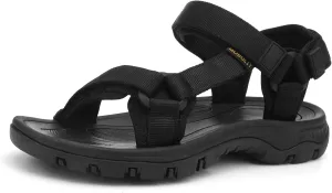 Women's Hiking Sport Sandals Water Outdoor Athletic Shoes With Arch Support Adjustable Velcro Beach Shoes