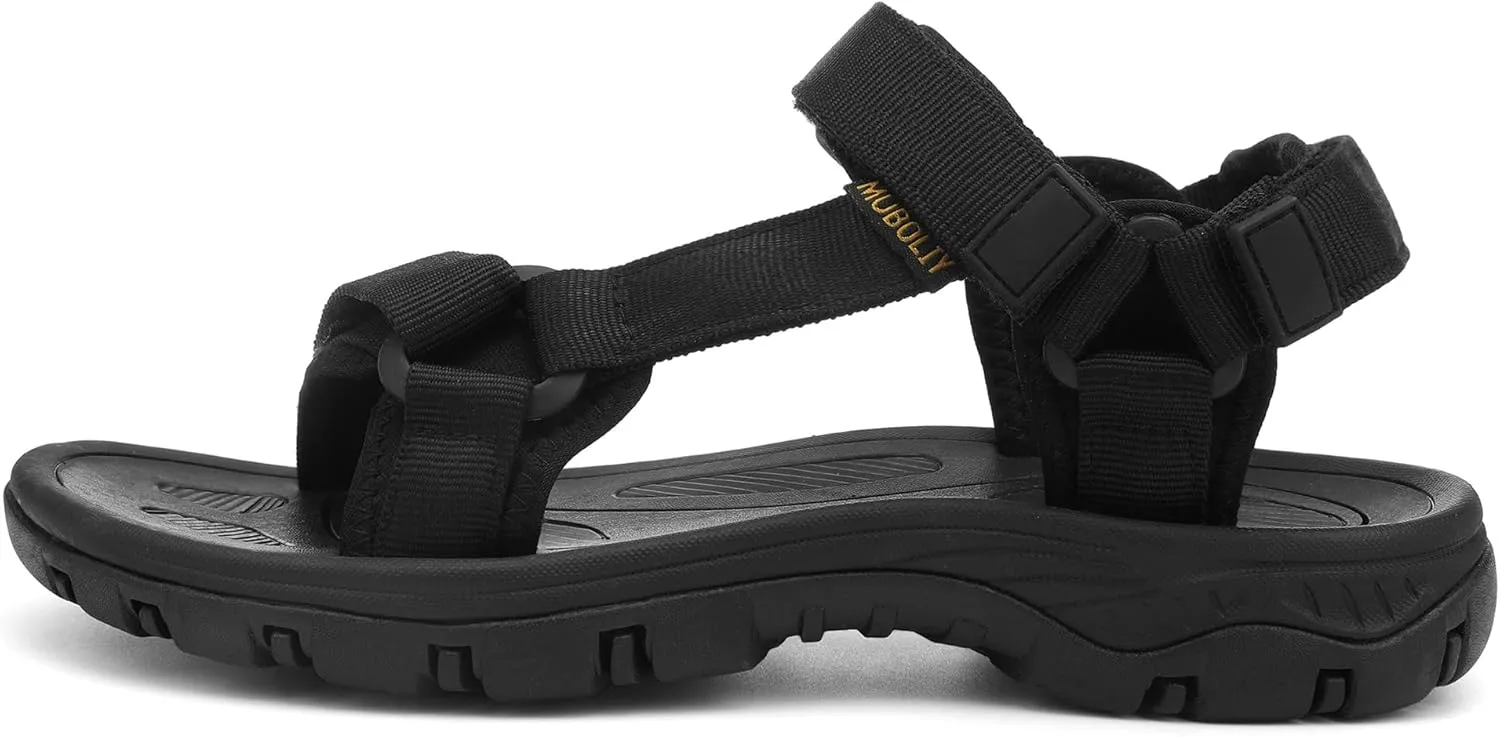 Women's Hiking Sport Sandals Water Outdoor Athletic Shoes With Arch Support Adjustable Velcro Beach Shoes