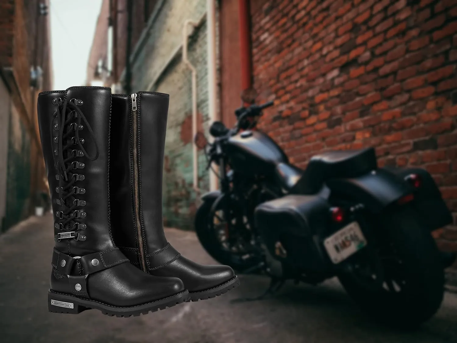 Women's Knee-High Fashion Boots, Comfortable Low Heel Mid Calf Flat Boots for Ladies.