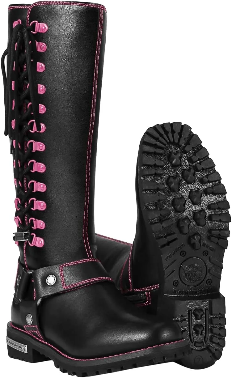 Women's Knee-High Fashion Boots, Comfortable Low Heel Mid Calf Flat Boots for Ladies.