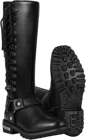 Women's Knee-High Fashion Boots, Comfortable Low Heel Mid Calf Flat Boots for Ladies.