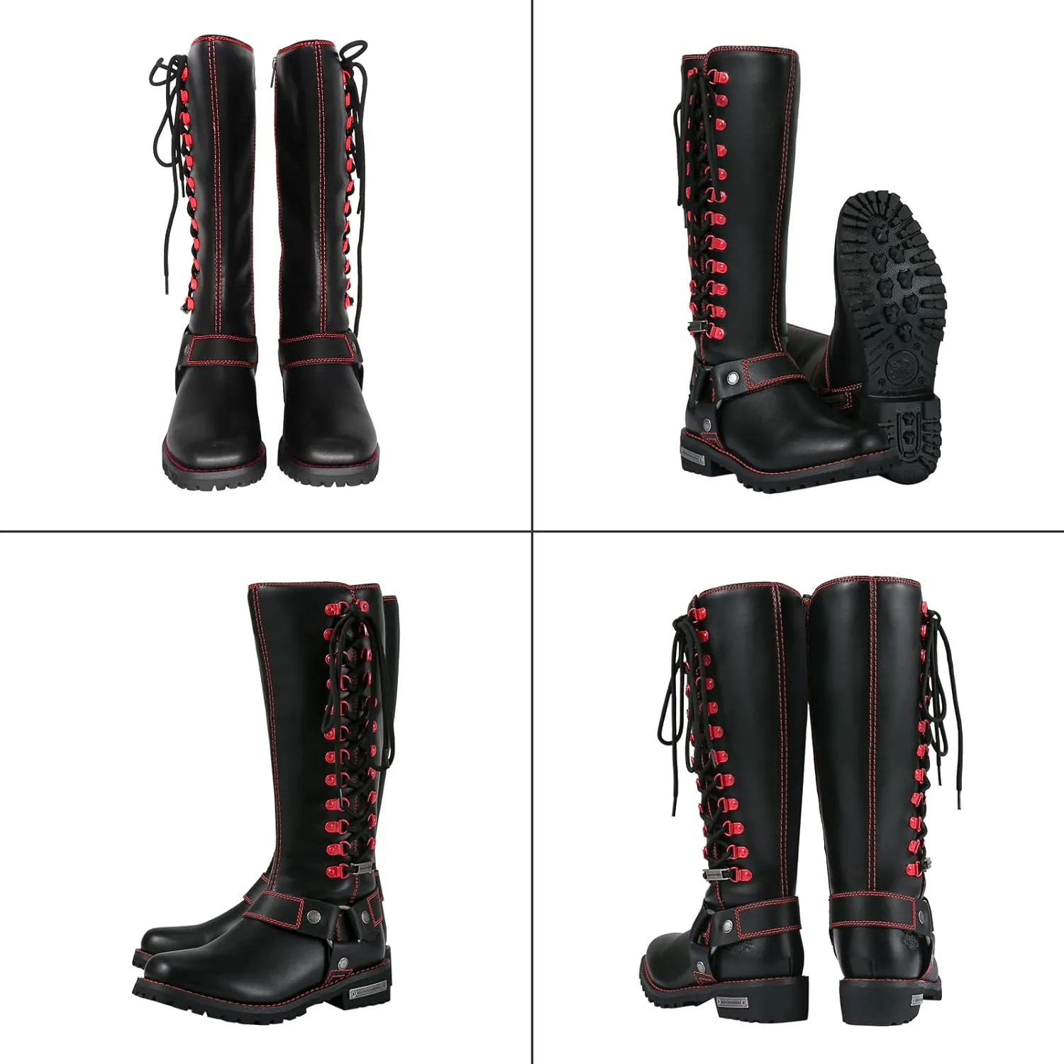 Women's Knee-High Fashion Boots, Comfortable Low Heel Mid Calf Flat Boots for Ladies.