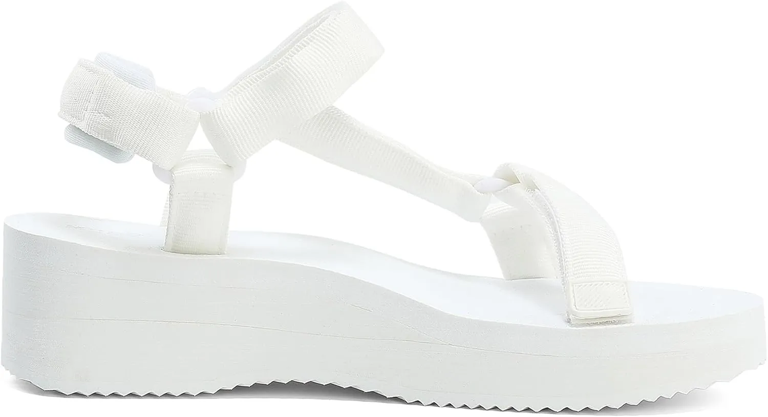 Women's Platform Sandals Casual Wedge Adjustable Velcro Arch Support Yoga Mat Heeled Flatform Sandals Shoes