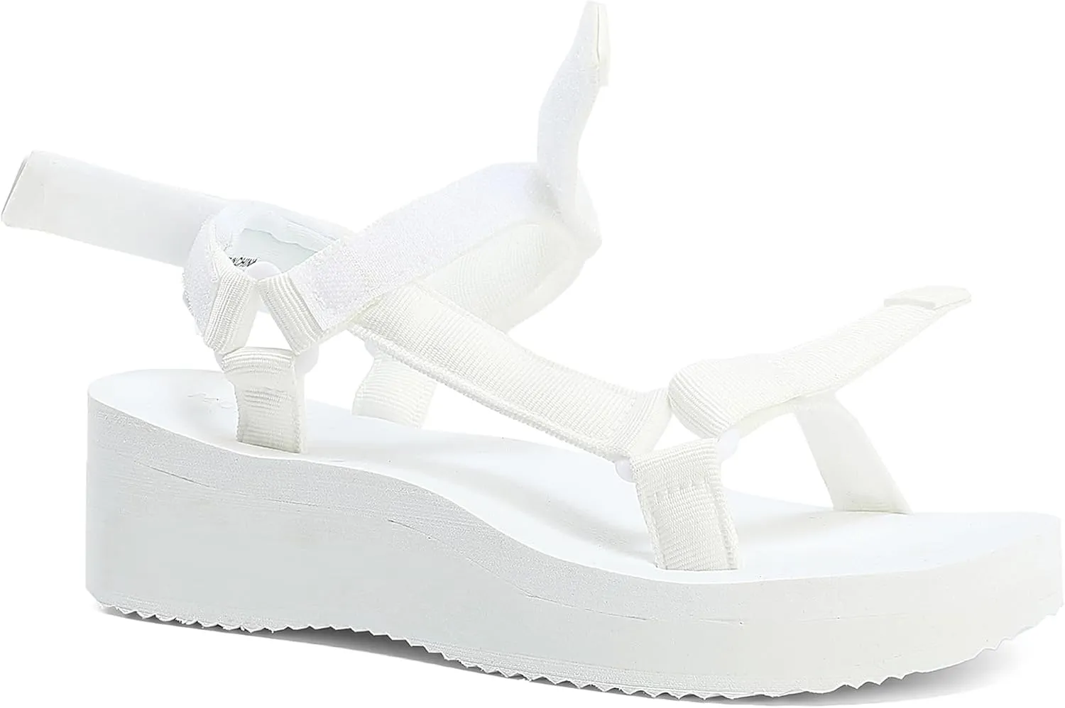 Women's Platform Sandals Casual Wedge Adjustable Velcro Arch Support Yoga Mat Heeled Flatform Sandals Shoes