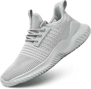 Women's Running Shoes Lightweight Breathable Walking Non Slip Athletic Fashion Tennis Sneakers Mesh Workout Casual Sports