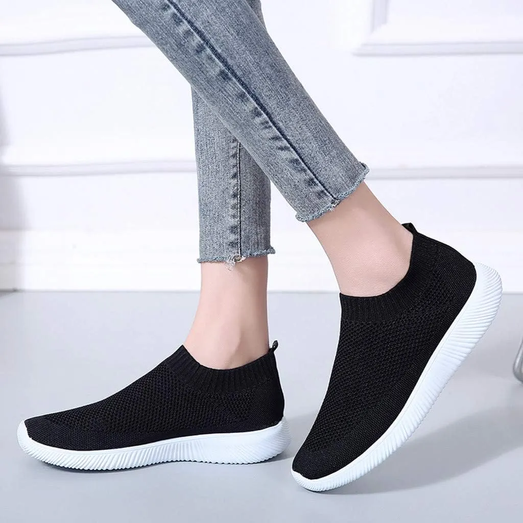 Womens Running Shoes Slip-on Walking Sneakers Slip On Shoes Women Lightweight Men's Casual Shoes Platform Sneakers Brown Tennis Shoe Loafers Shoe
