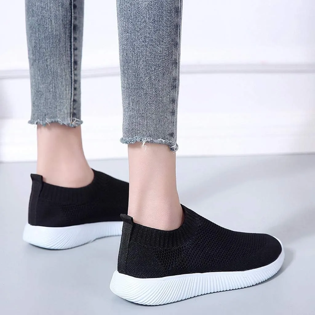 Womens Running Shoes Slip-on Walking Sneakers Slip On Shoes Women Lightweight Men's Casual Shoes Platform Sneakers Brown Tennis Shoe Loafers Shoe