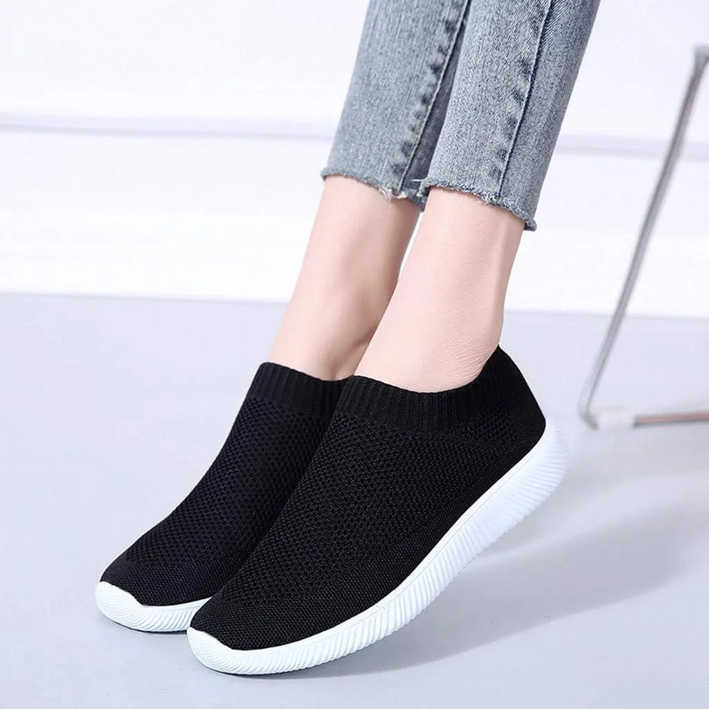 Womens Running Shoes Slip-on Walking Sneakers Slip On Shoes Women Lightweight Men's Casual Shoes Platform Sneakers Brown Tennis Shoe Loafers Shoe