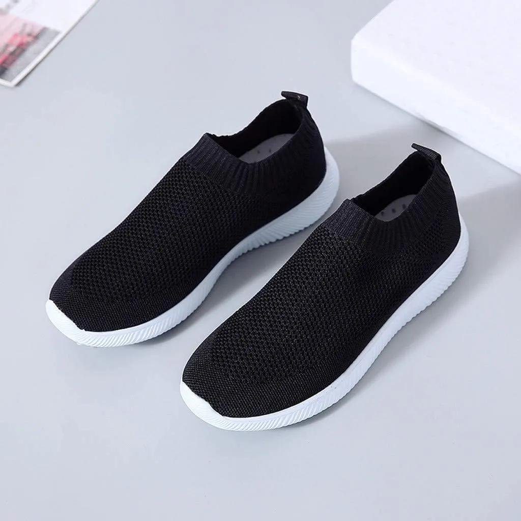 Womens Running Shoes Slip-on Walking Sneakers Slip On Shoes Women Lightweight Men's Casual Shoes Platform Sneakers Brown Tennis Shoe Loafers Shoe