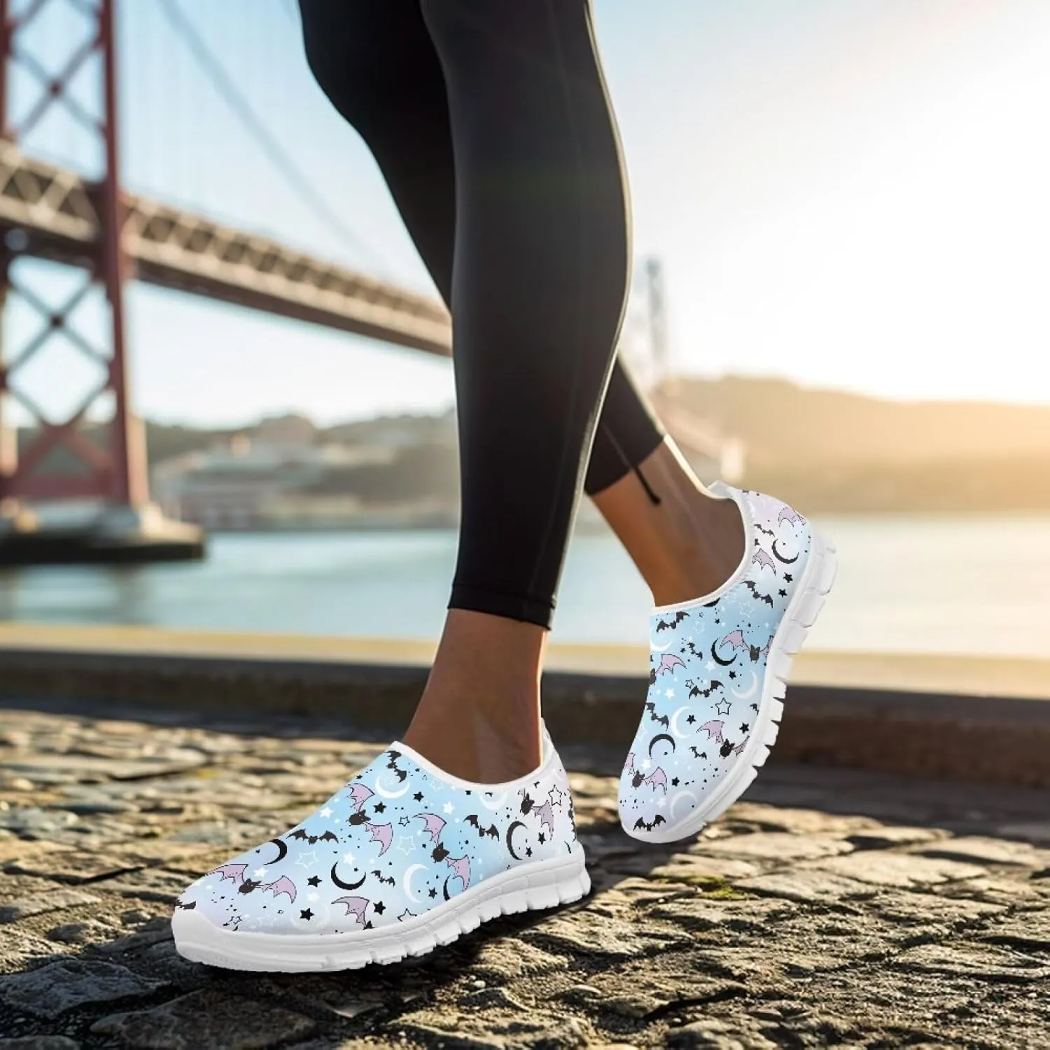 Women's Sneakers Casual Lightweight Slip On Running Sneakers Low Top Comfortable Walking Sneakers for Womens