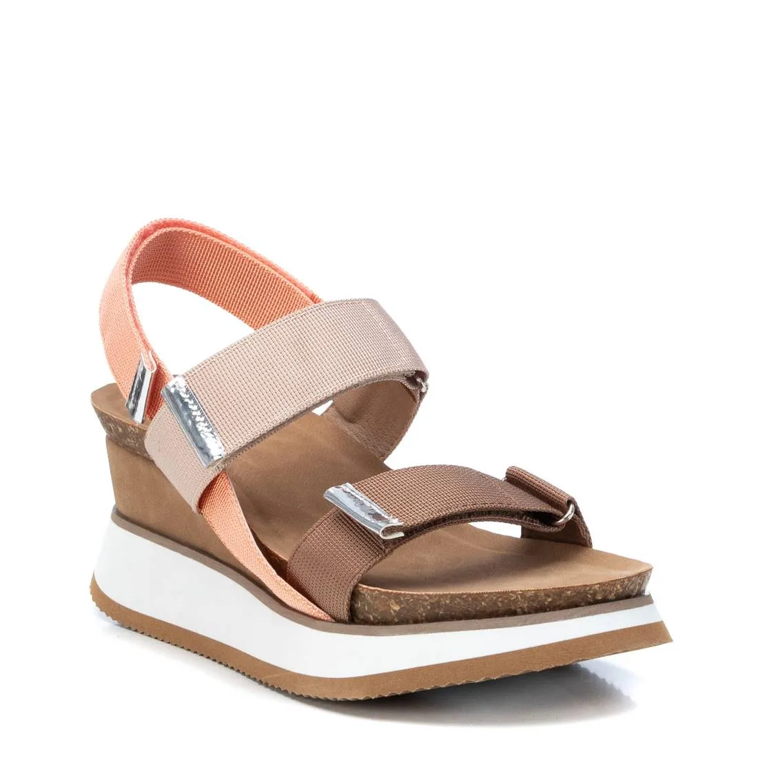 Women's Wedge Sandals By XTI, 4480502 Coral