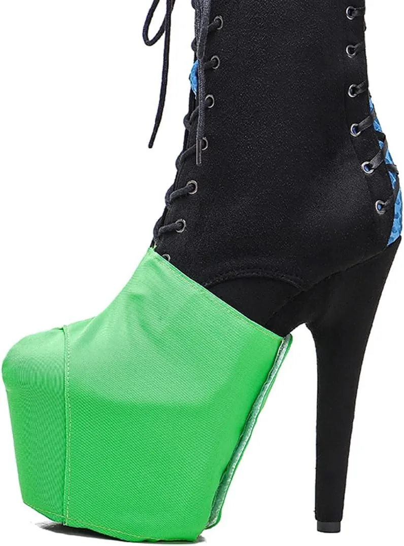 WUXIN H&P Women's Pole Dance Shoes protectors Exotic Heels protectors